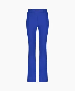 Studio Anneloes Broek Flair Bonded Trousers Blauw*Dames Broeken