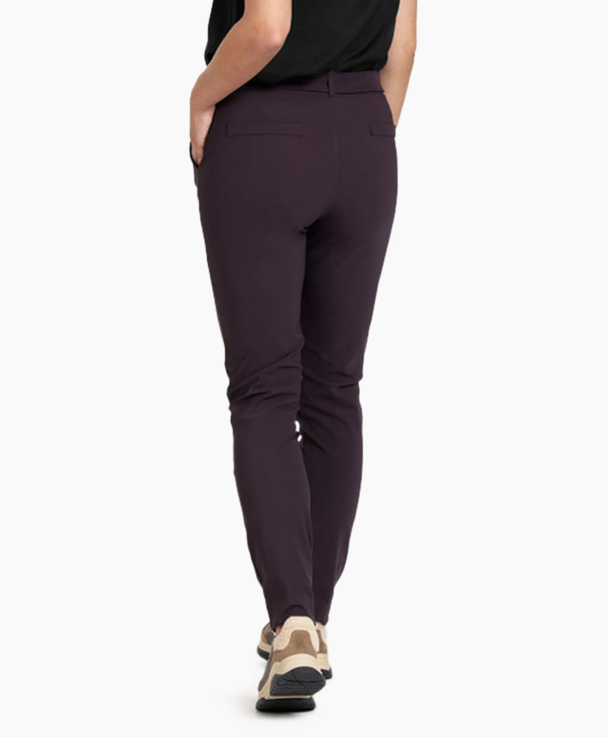 Studio Anneloes Broek Katlyn Bonded Trousers Bruin*Dames Broeken