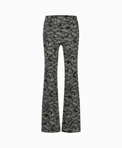 Studio Anneloes Broek Marilon Flower Trousers Zand*Dames Broeken
