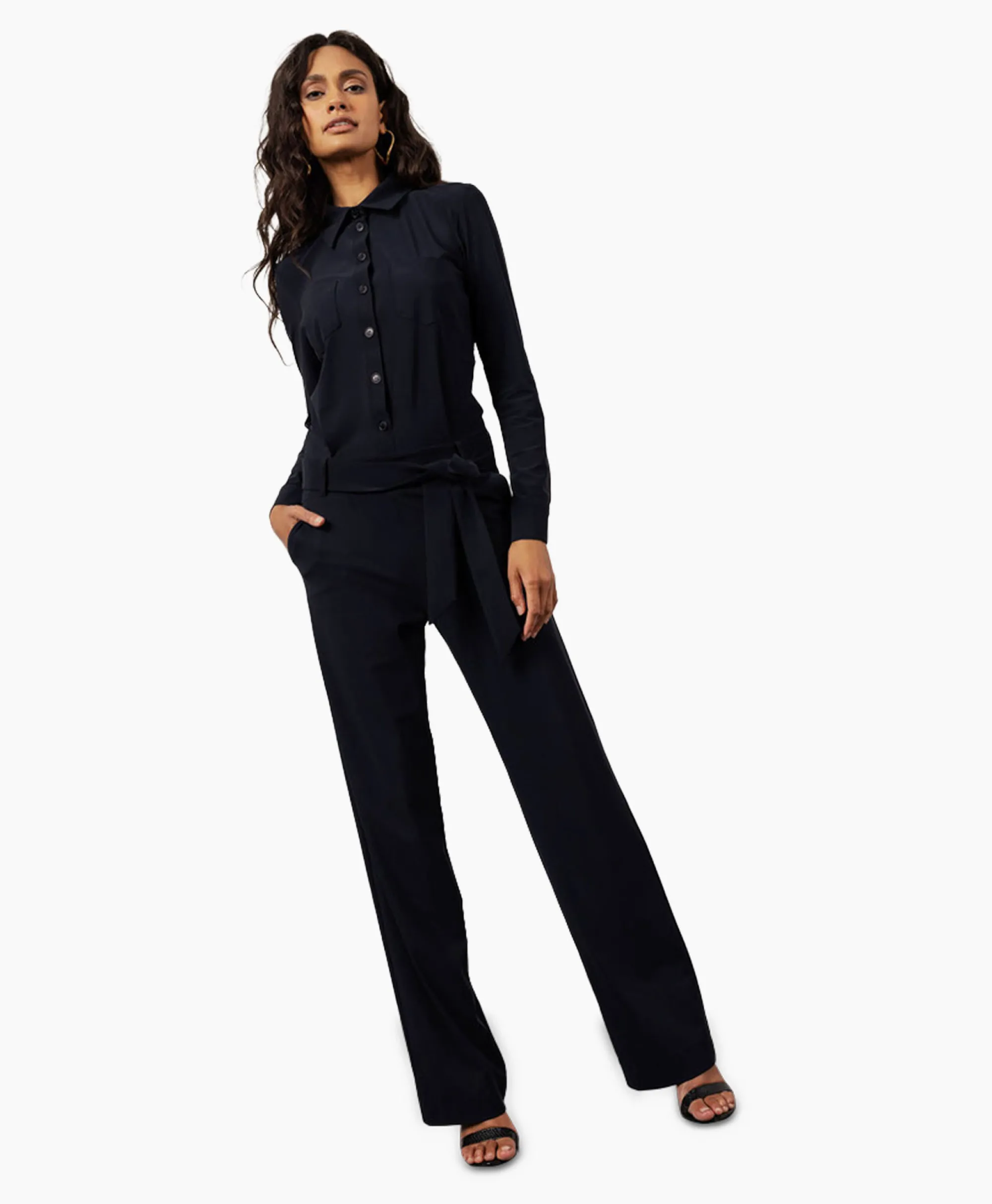Studio Anneloes Jumpsuit Angel Ls Donker Blauw*Dames Jumpsuits