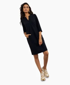 Studio Anneloes Jurk Simplicity Dress Zwart*Dames Jurken
