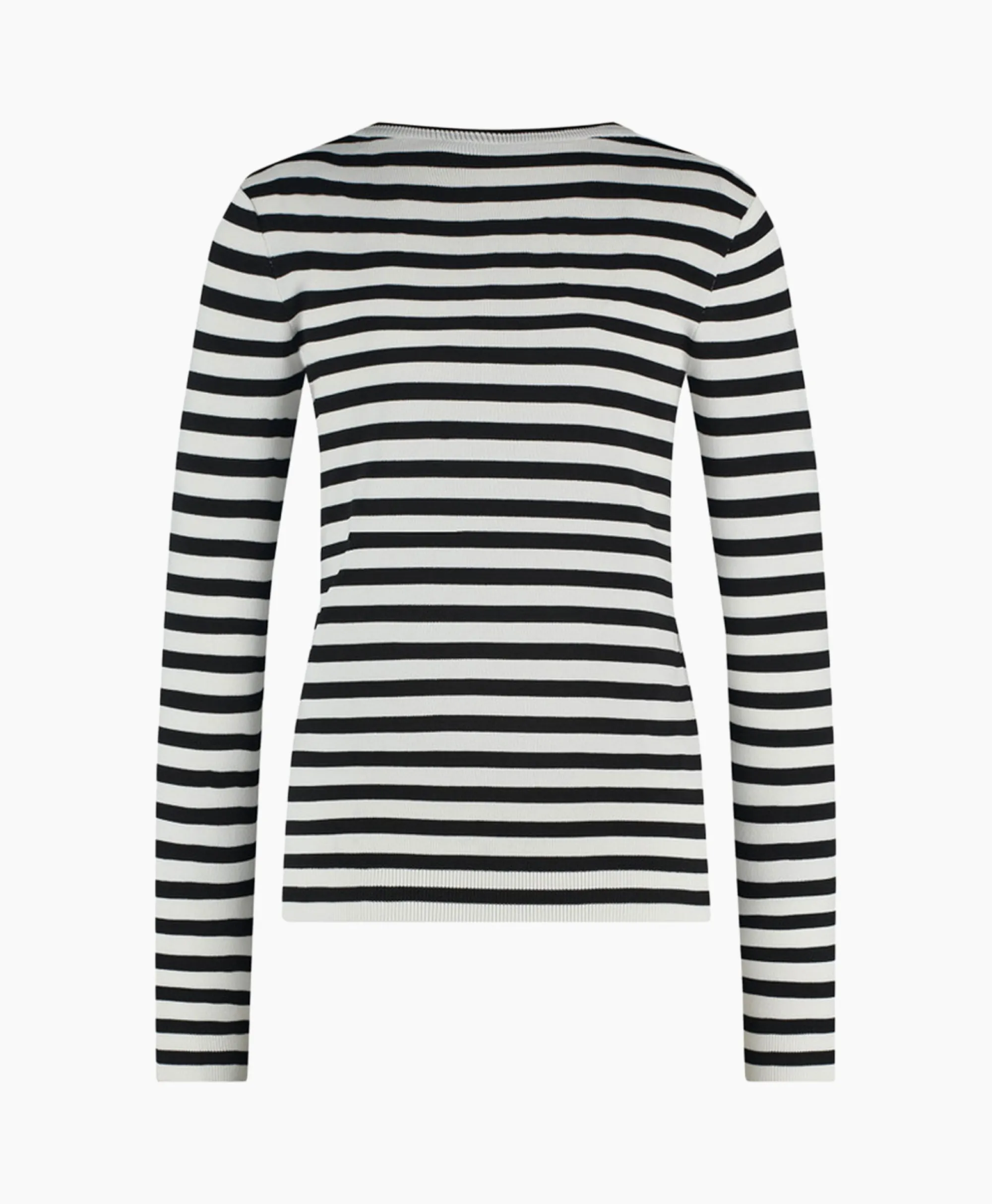 Studio Anneloes Pullover Luna Stripe Ecru*Dames Truien