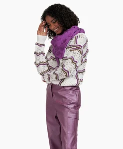 Studio Anneloes Pullover Leana Ajour Ecru*Dames Truien