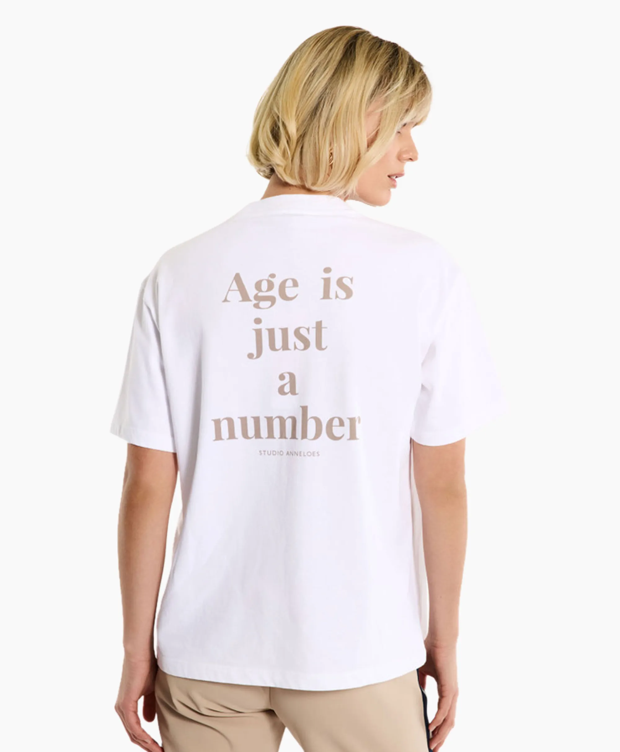 Studio Anneloes Top & T-Shirt Klaske Fabulous Wit*Dames T-Shirts & Tops