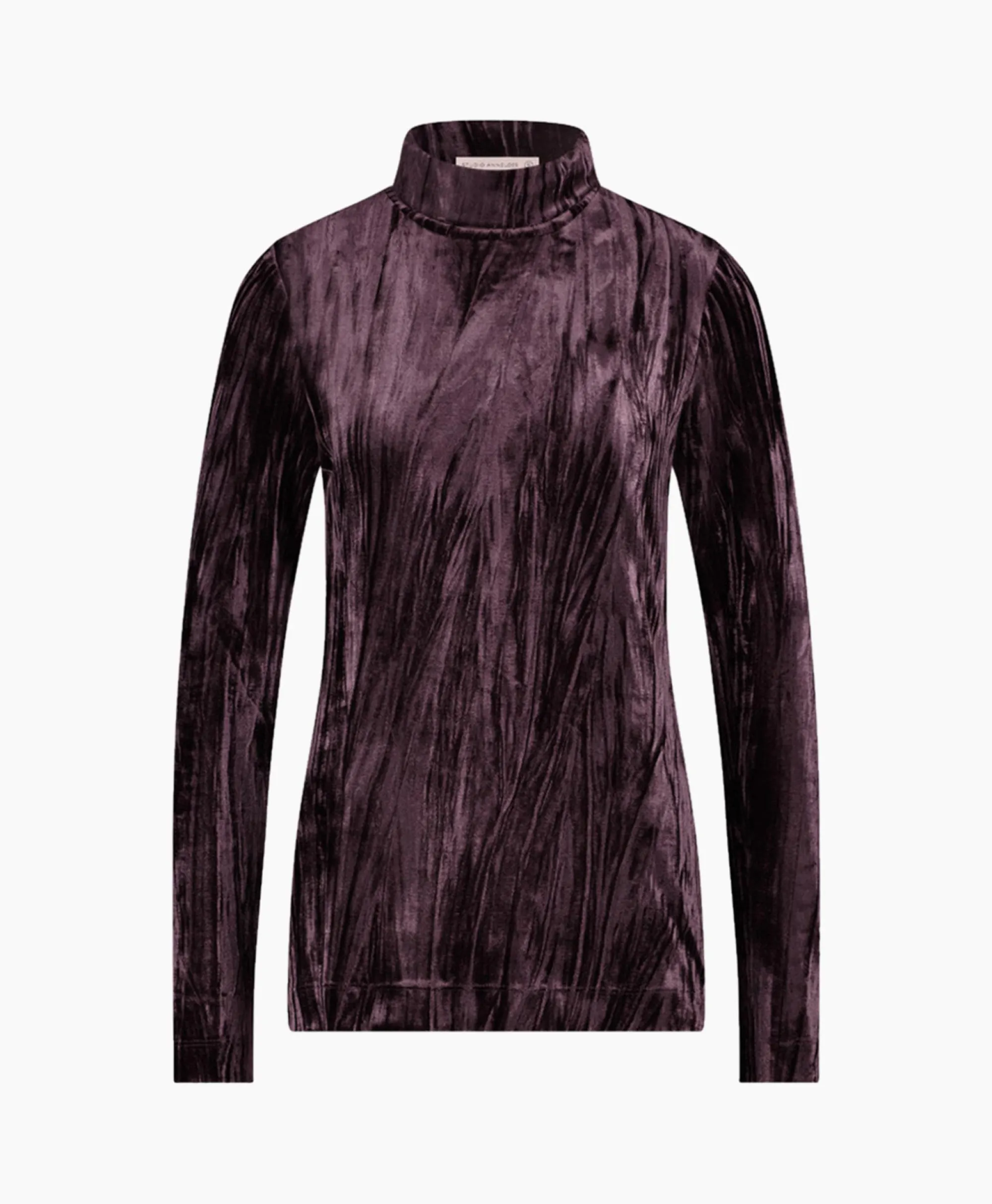 Studio Anneloes Top Avril Ls Velvet Bruin*Dames T-Shirts & Tops