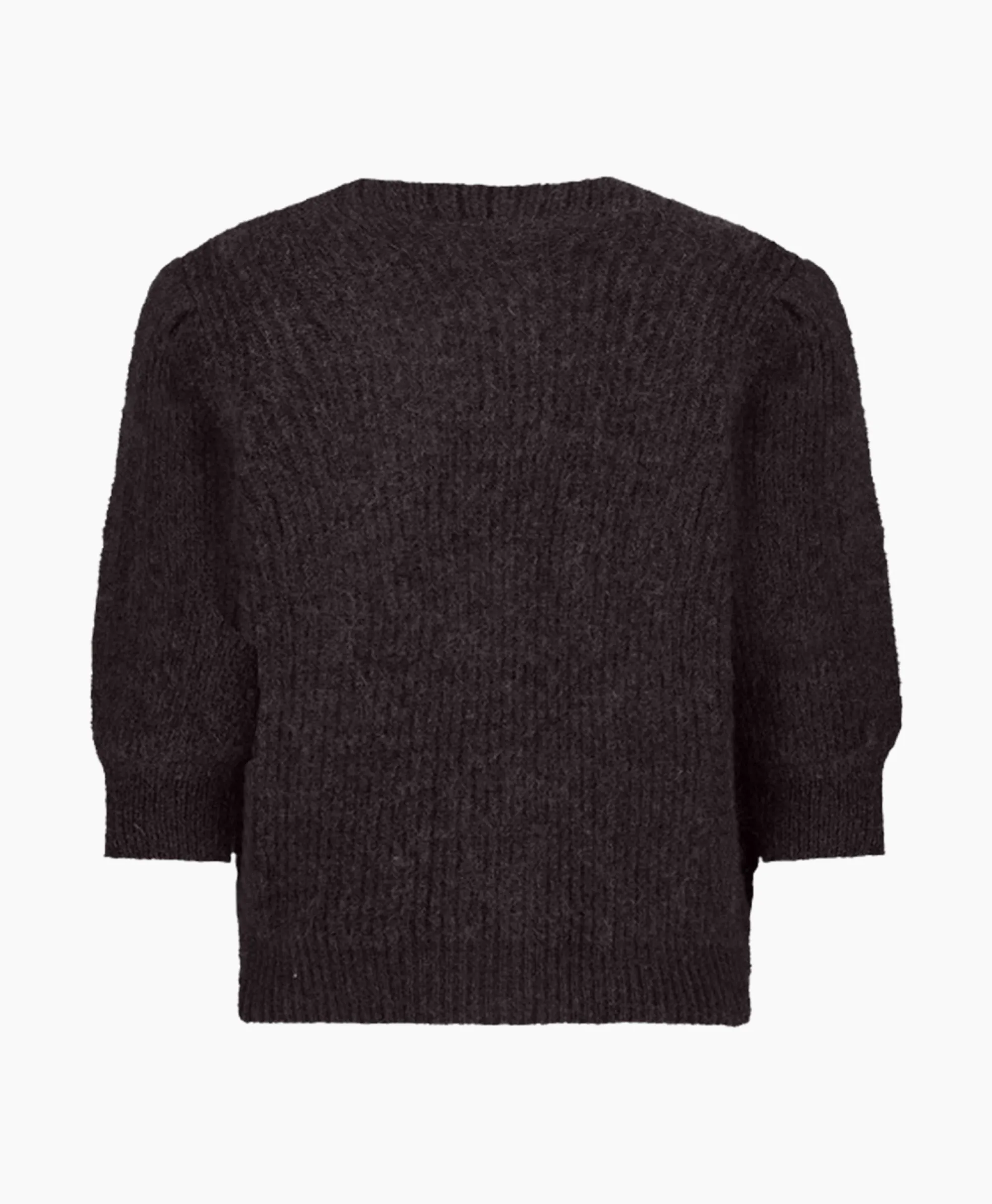 Studio Anneloes Vest Mandy Mohair Cardigan Bruin*Dames Vesten