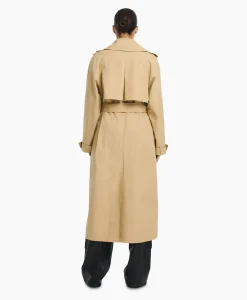 Studioar By Arma Trenchcoat Mexia Cotton Twill Beige*Dames Jassen