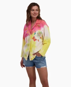 Susanna Blu Blouse Gardenia Gb11 Geel*Dames Blouses