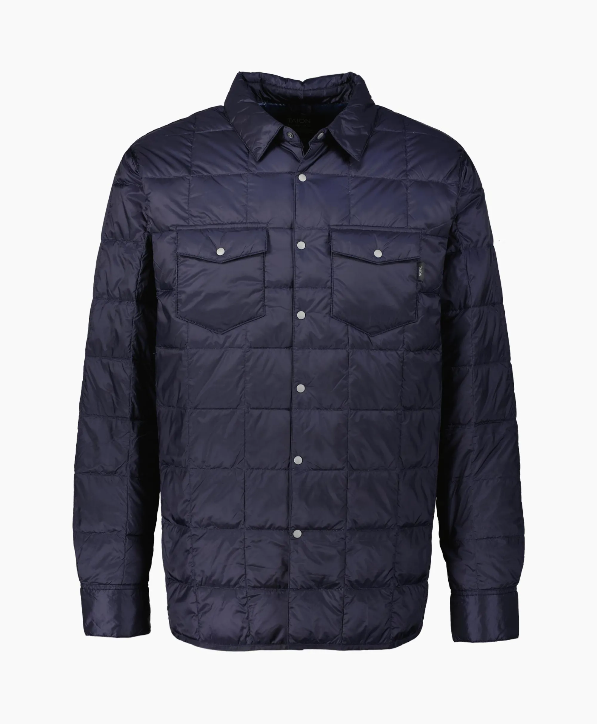 Taion Jack W-Pocket Down Shirts Donker Blauw*Heren Jassen