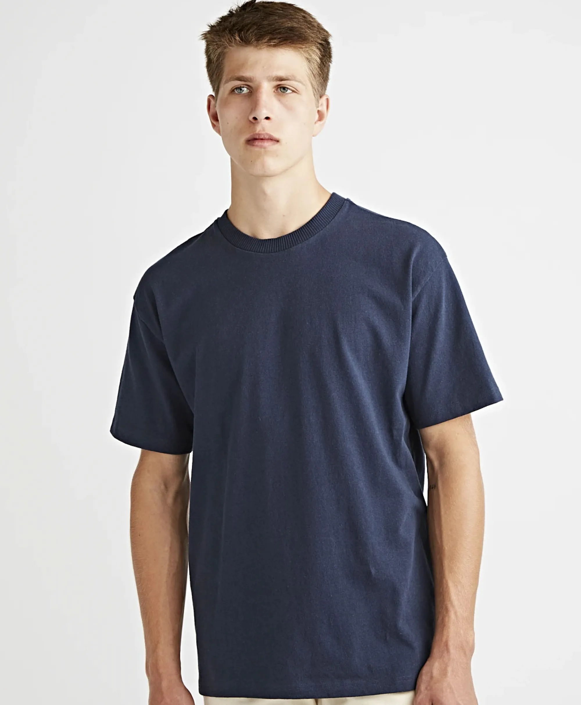 Tenue. T-Shirt Korte Mouw Bruceblauw*Heren T-Shirts