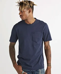 Tenue. T-Shirt Korte Mouw John Blauw*Heren T-Shirts