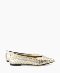 Toral Ballerina Tl-Magda Goud*Dames Instappers