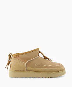 Ugg Enkellaars W Ultra Mini Crafted Regenerate Beige*Dames Laarzen