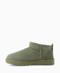 Ugg Enkellaars Winterboot Classic Ultra Mini Khaki*Heren Laarzen