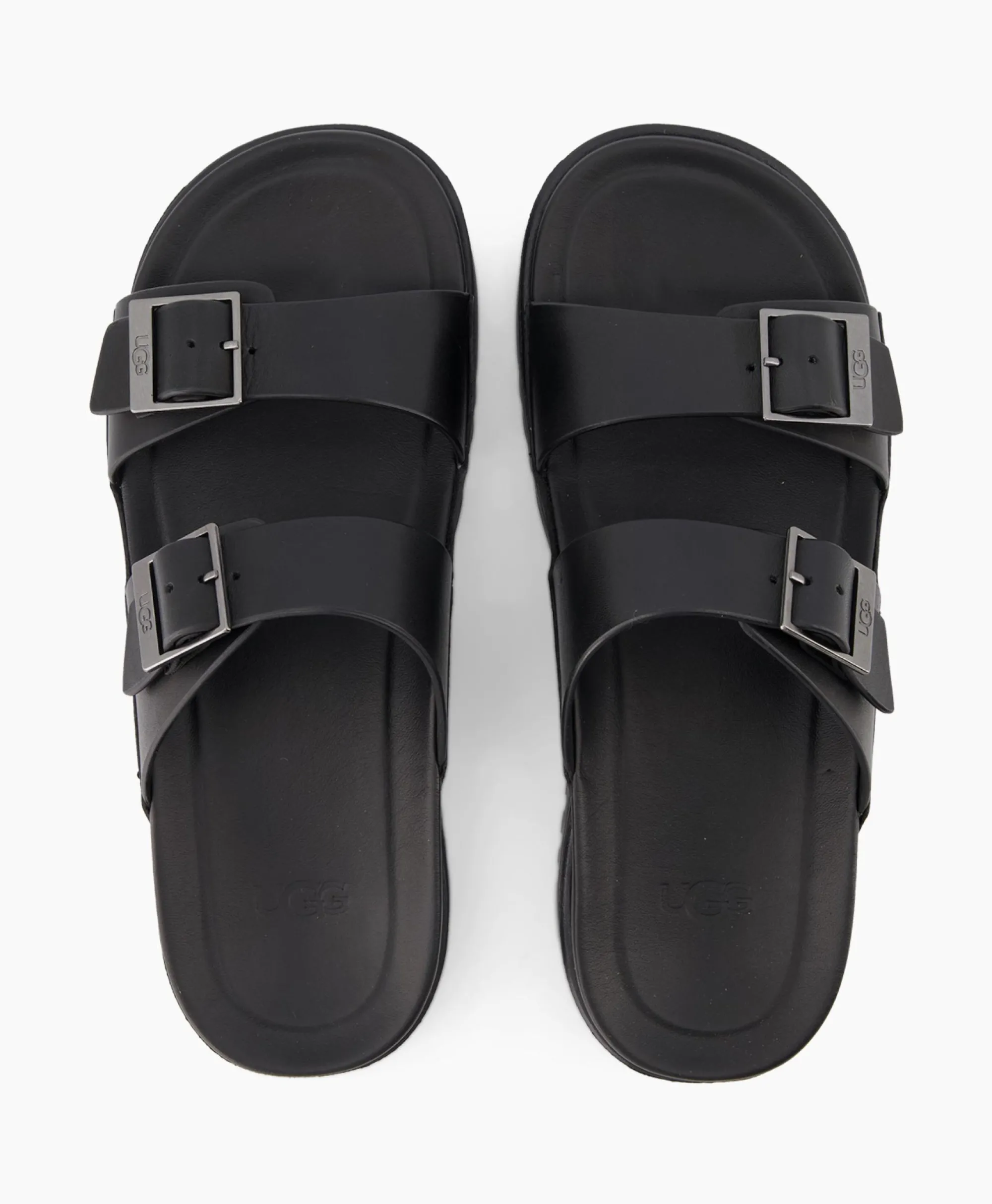 Ugg Sandaal Wainscott Buckle Slide Black Jeans*Heren Sandalen