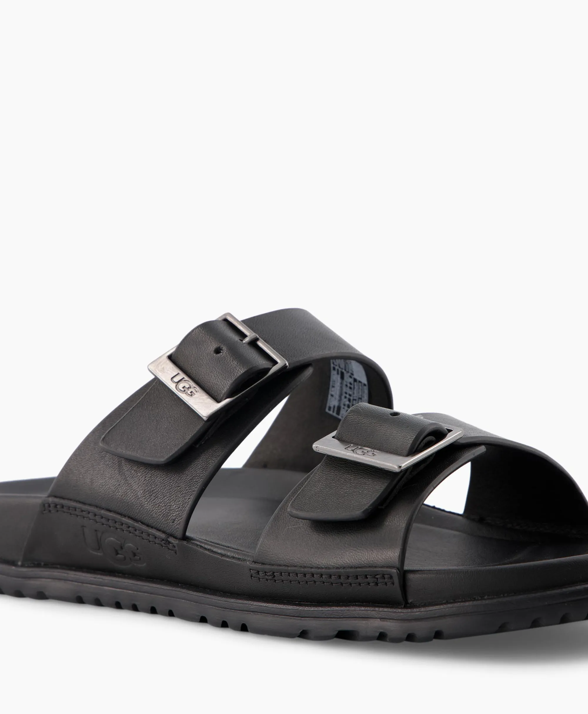 Ugg Sandaal Wainscott Buckle Slide Black Jeans*Heren Sandalen