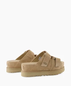 Ugg Sandaal Zonder Hak W Goldenstar Hi Slide Beige*Dames Sandalen