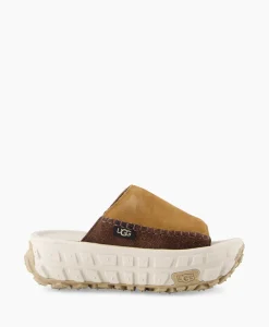 Ugg Sandaal Zonder Hak W Venture Daze Slide Licht Bruin*Dames Sandalen