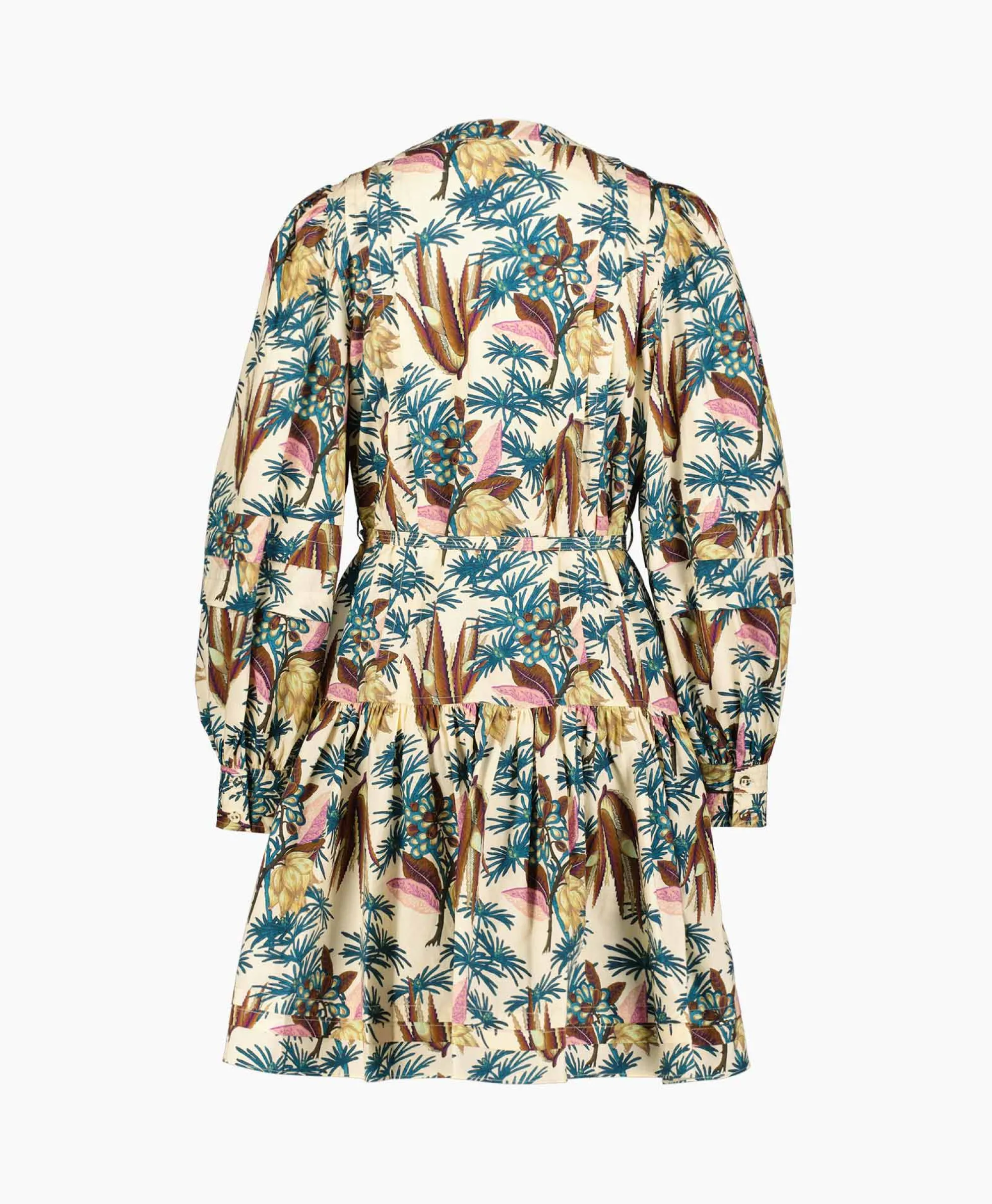 Ulla Johnson Mini Jurk Karina Midden Geel*Dames Jurken