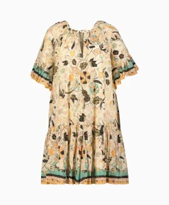 Ulla Johnson Mini Jurk Malie Ecru*Dames Jurken