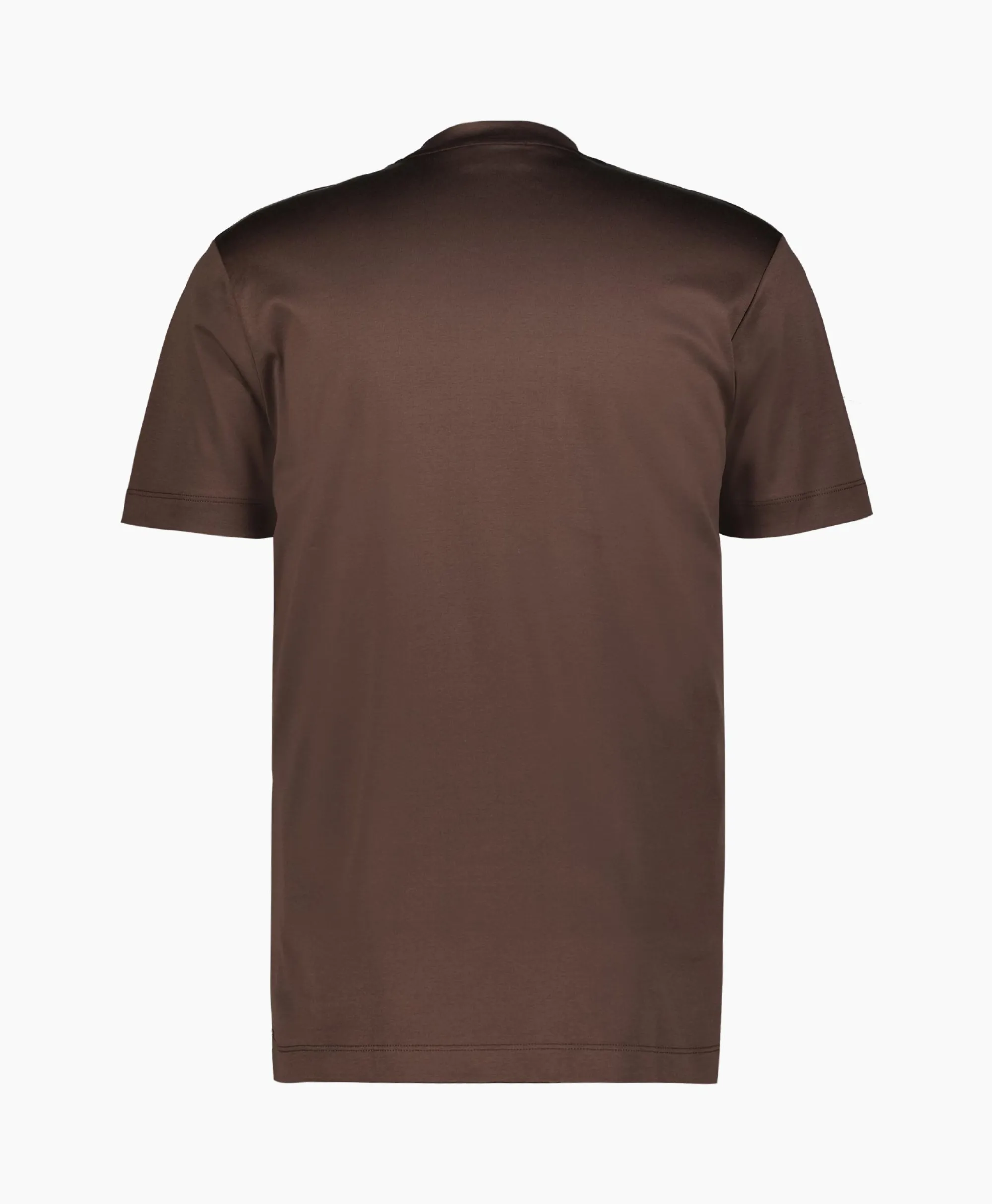 Valenza T-Shirt Interlock Supima Bruin*Heren T-Shirts