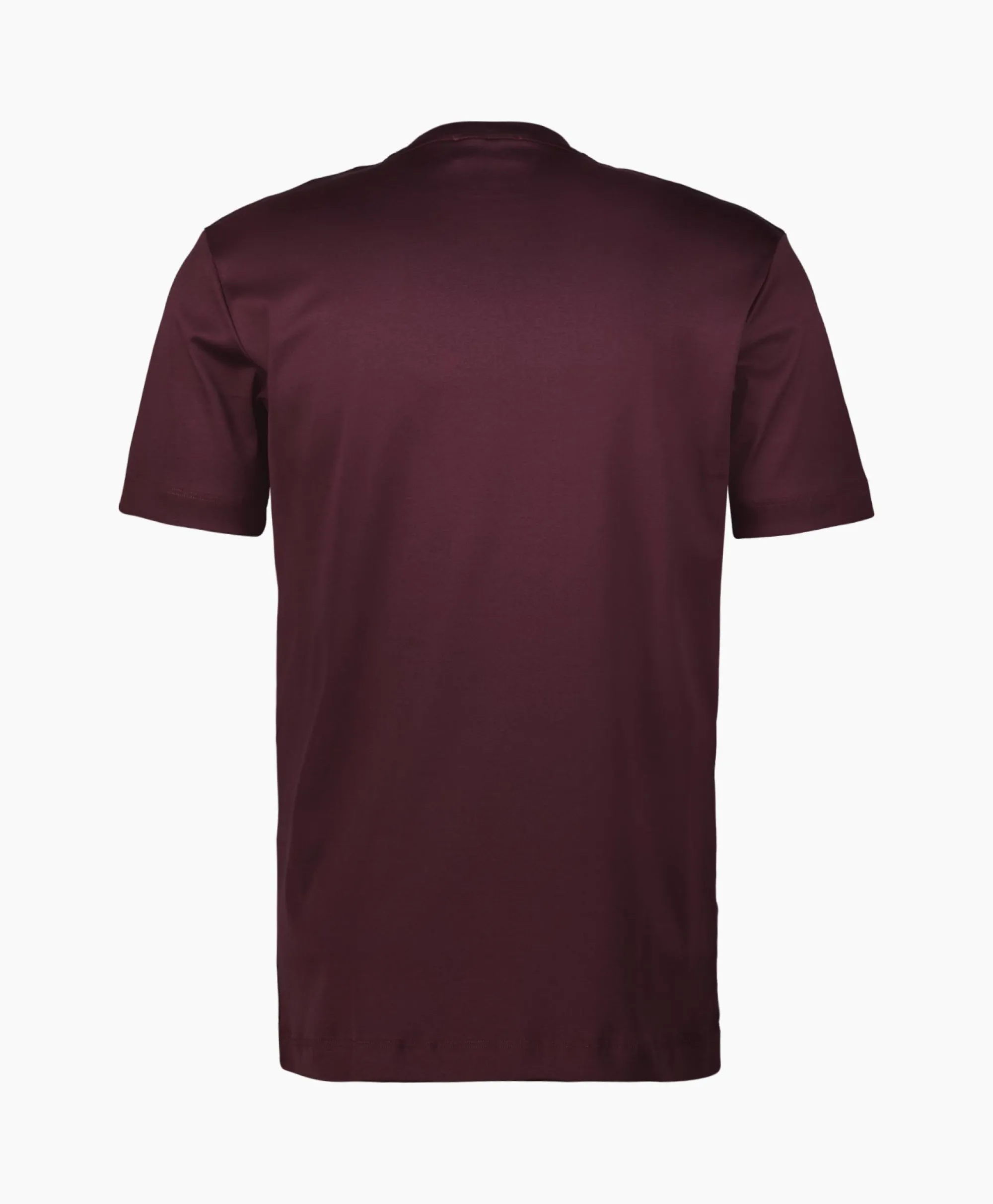 Valenza T-Shirt Interlock Supima Bordeaux*Heren T-Shirts