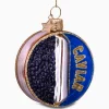 Vondels Kerstbal Potje Kaviaar Blauw*Lifestyle Lifestyle