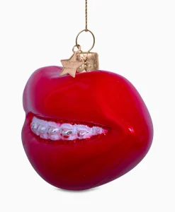 Vondels Kerstbal Lippen Rood*Lifestyle Lifestyle