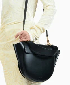 Wandler Crossbody Tas Hortensia Medium Zwart*Dames Tassen