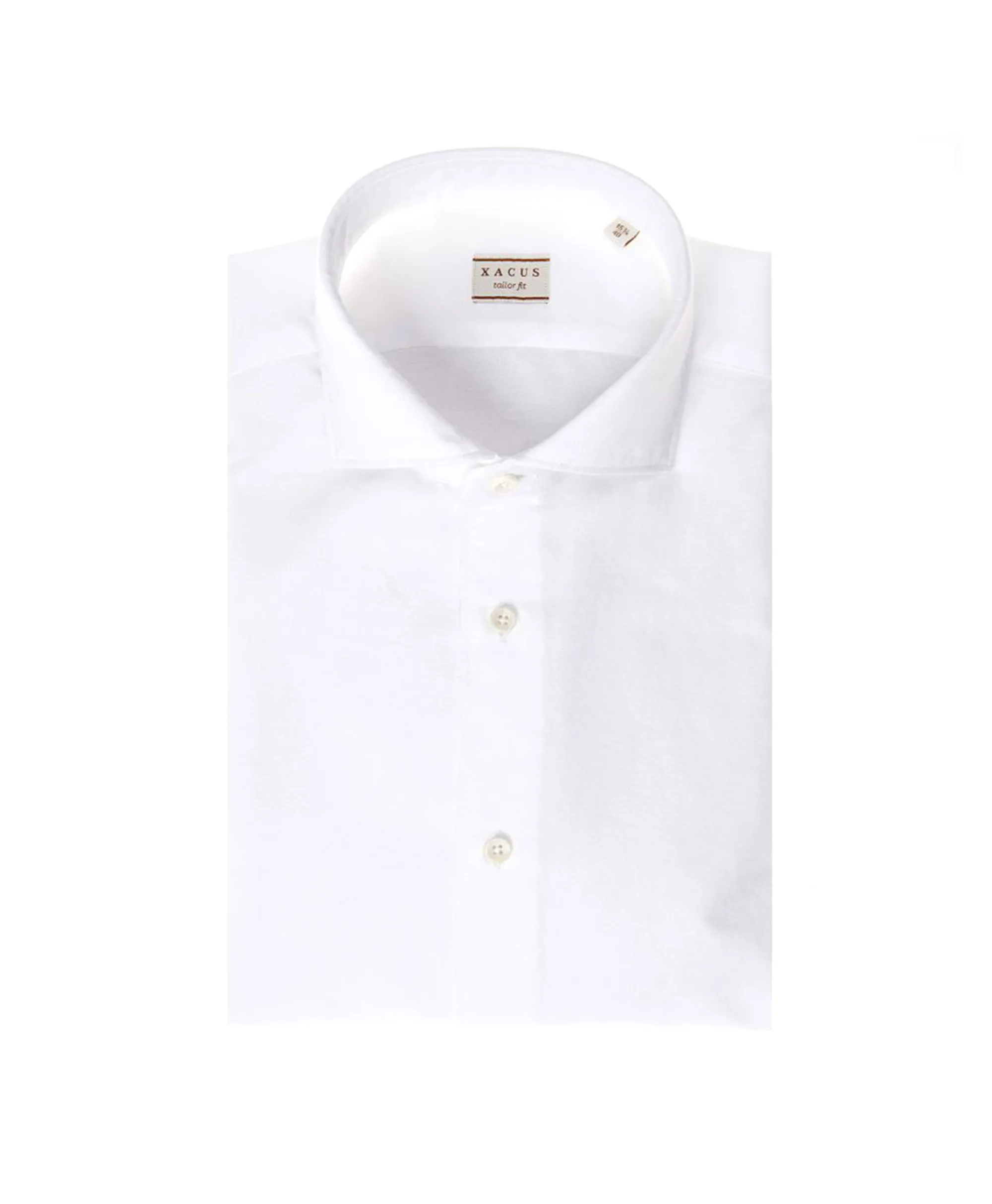 Xacus Tailor Fit Oxford Shirt Wit*Heren Overhemden