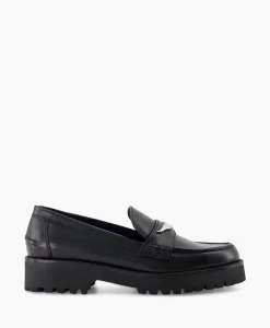 Zadig & Voltaire Zadig & Voltaire Loafer Joecassin Semy Shiny Calfskin Zwart*Dames Instappers