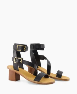 Zadig & Voltaire Zadig & Voltaire Sandaal Met Hak Cecilia Caprese Sandal Leather Zwart*Dames Sandalen