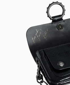 Zadig & Voltaire Zadig & Voltaire Schouder / Hand Tas Kate Wallet Glossy Wild Emboss Zwart*Dames Tassen