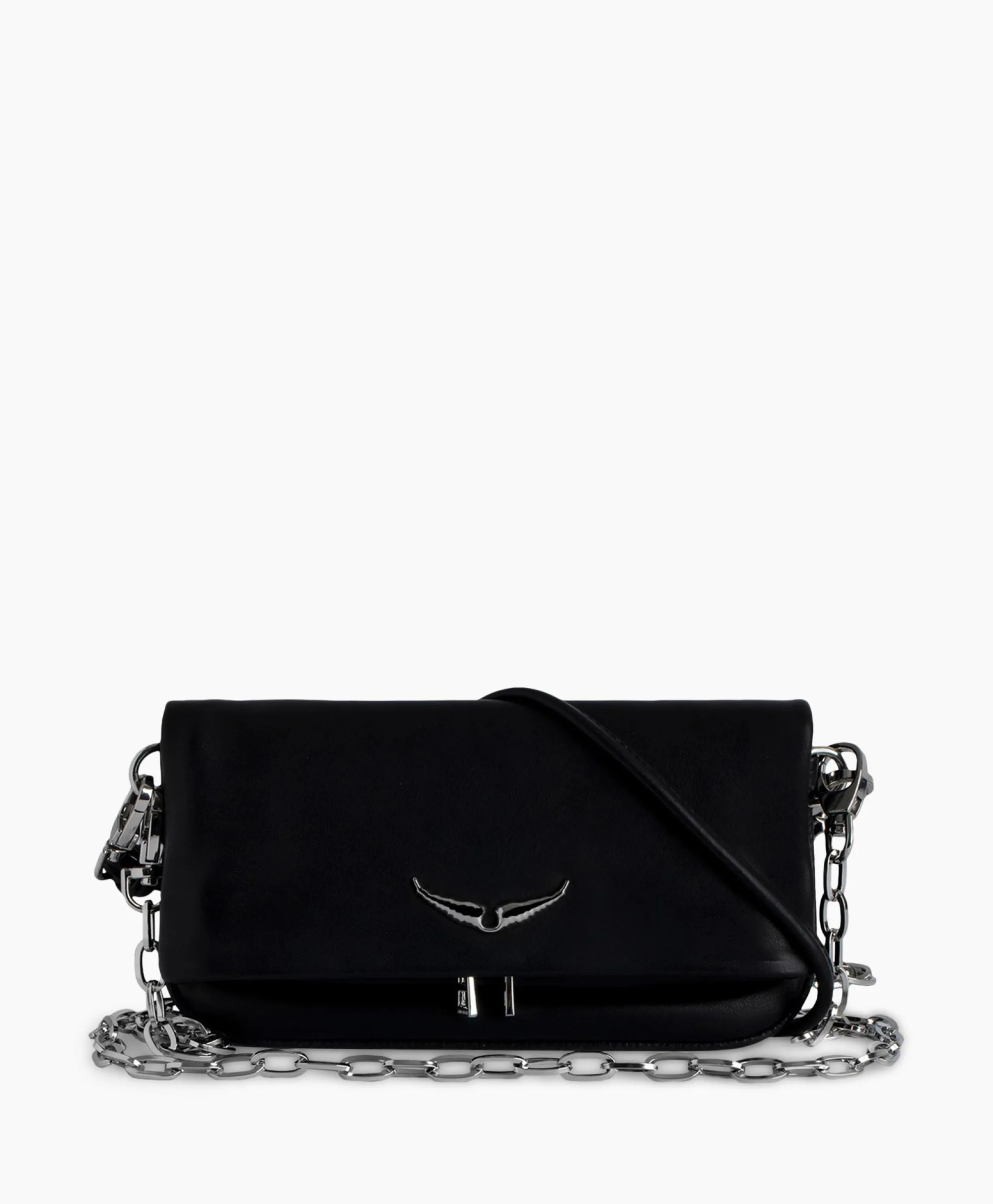 Zadig & Voltaire Zadig & Voltaire Schouder / Hand Tas Rock Eternal Smooth Calfskin Zwart*Dames Tassen