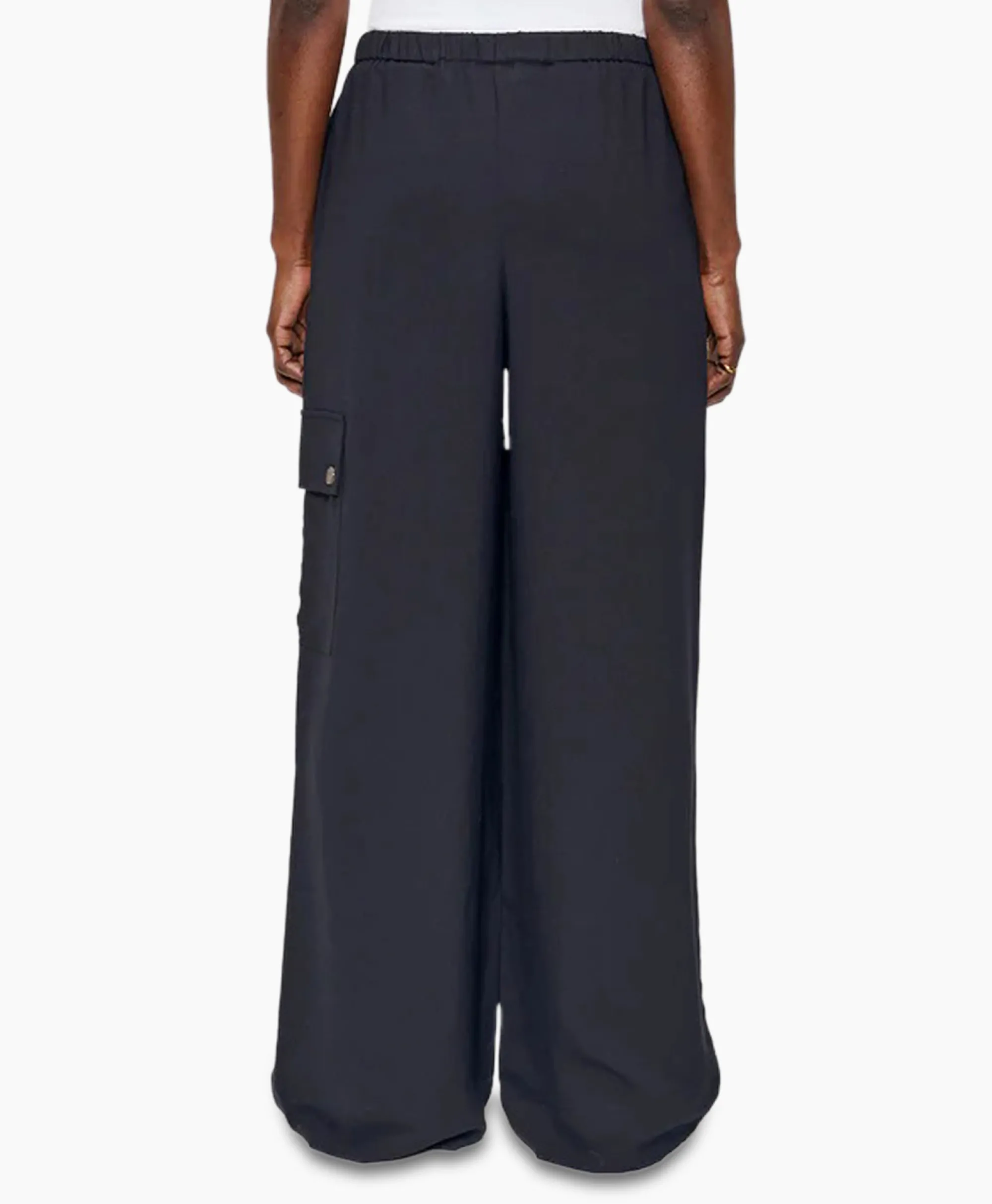 Zenggi Cargobroek Relaxed Donker Blauw*Dames Broeken