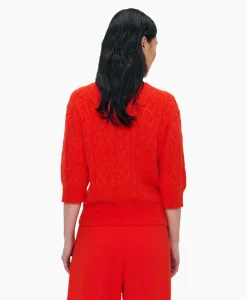 Zenggi Top Cable Rood*Dames Truien